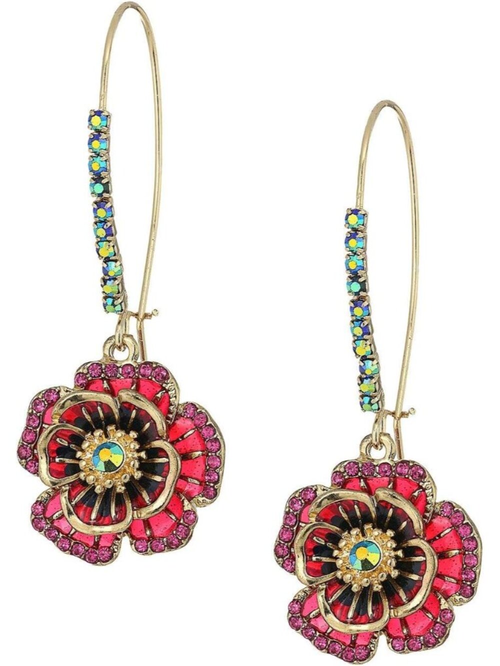 Rose Dangle Earring Color